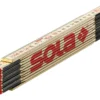 SOLA Holz-Meterstab H 2,4/12, 2,4 M 10 St.