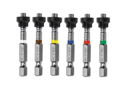 Eurotec Magnet 1/4" Lang-Bit Set 6-tlg.