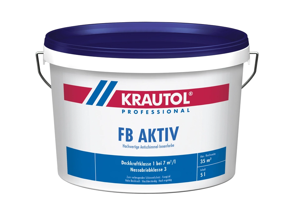 KRAUTOL FB-Aktiv Antischimmel-Innenfarbe Weiß 5 L 1 KRAUTOL FB-Aktiv Antischimmel-Innenfarbe Weiß 5 L