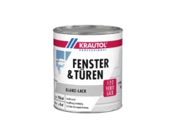 KRAUTOL Fenster- Und Türenlack Venti Glänzend Weiß 0,75 L