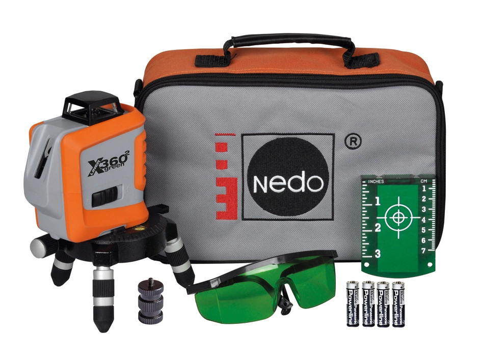 Nedo Nedo X-Liner 360 2 Green Punkt-/Linienlaser 1 Nedo Nedo X-Liner 360 2 Green Punkt-/Linienlaser