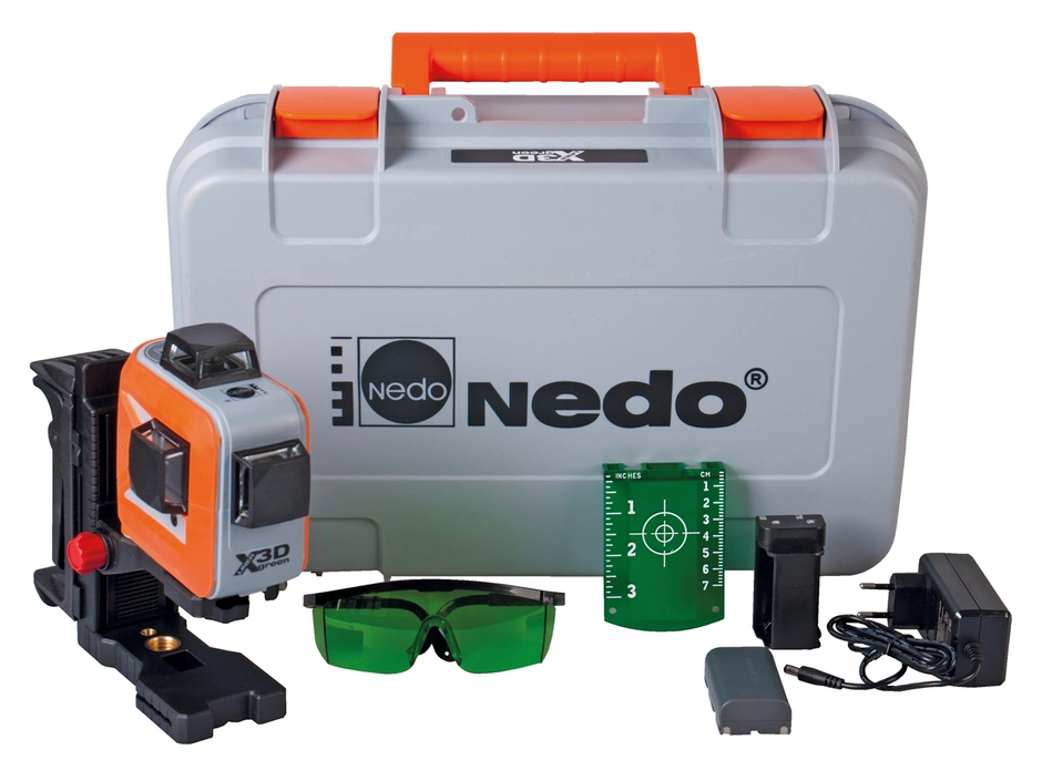 Nedo Nedo X-Liner 3D Green Punkt-/Linienlaser 1 Nedo Nedo X-Liner 3D Green Punkt-/Linienlaser
