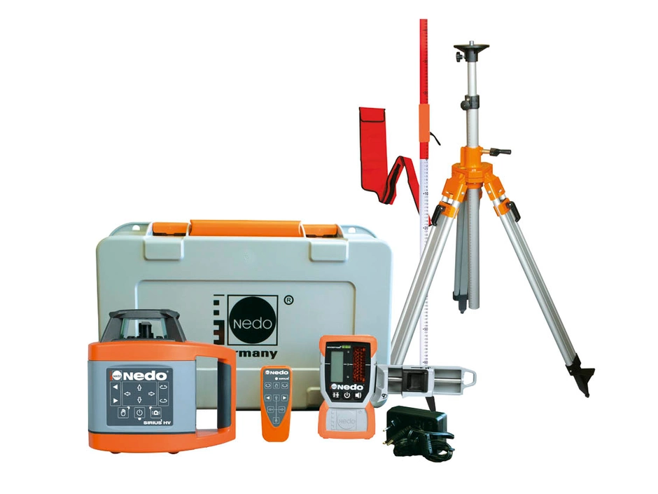 Nedo Laser Sirius1 HV LK2 Set Mit Stativ Und Flexilatte 1 Nedo Laser Sirius1 HV LK2 Set Mit Stativ Und Flexilatte