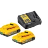 Dewalt Akku-Kit Plus DCB 115, 2x18 V/2 Ah