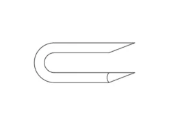 Reyher Schlaufe Stahl Galv. Vz. Ø2x20 Mm 1 Kg