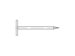 Reyher Breitkopfstift Form B Vz. Ø2,5x30 Mm 1 Kg